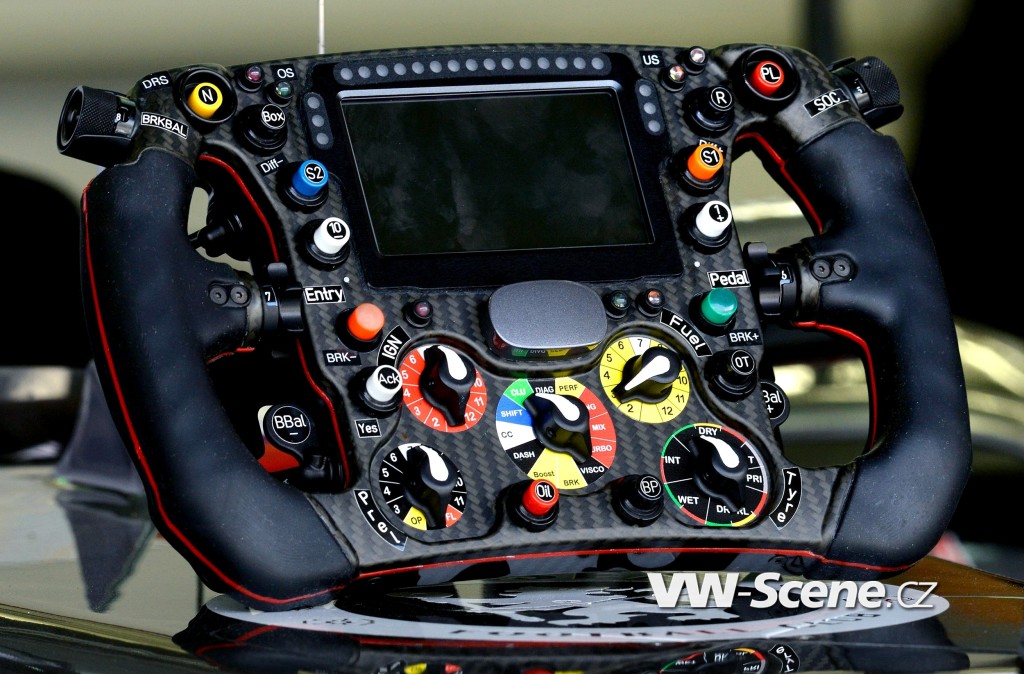 Sauber C33 steering wheel   - F1 test in Bahrain on 27 February 2014. Photo by: nph / Dieter Mathis/picture-alliance/dpa/AP Images