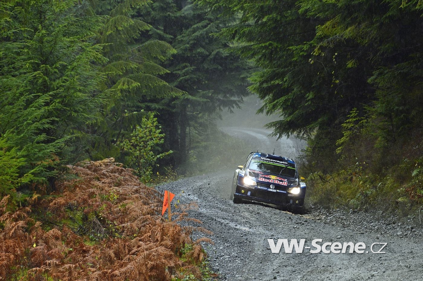Andreas Mikkelsen (NOR), Ola Fløene (NOR) Volkswagen Polo R WRC (2015) WRC Rally Great Britain 2015