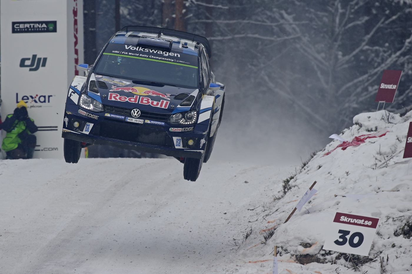 Sébastien Ogier (F), Julien Ingrassia (F) Volkswagen Polo R WRC (2016) WRC Rally Sweden 2016